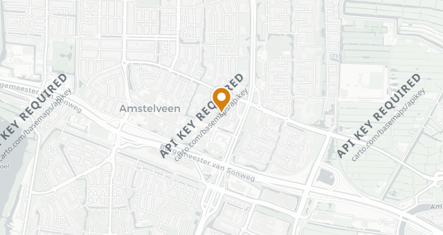 Map showing Amber Garden
