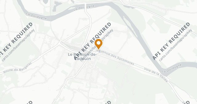 Map showing Auberge de l'Espérance