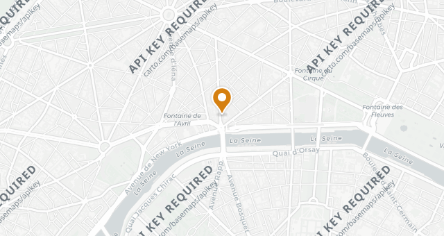 Map showing Marius et Janette
