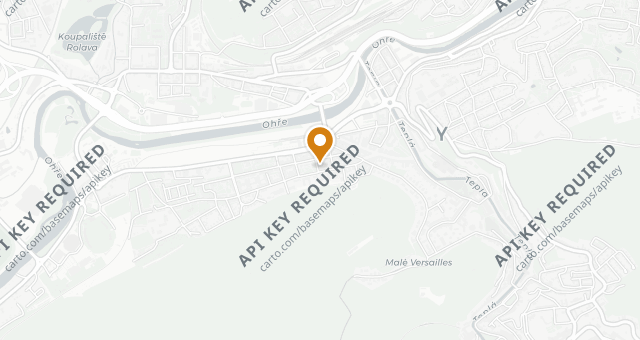 Map showing Restaurace Sabor Mediterraneo