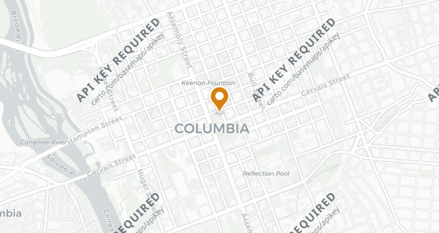 Map showing Halls Chophouse