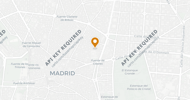 Map showing Llama Inn - Madrid
