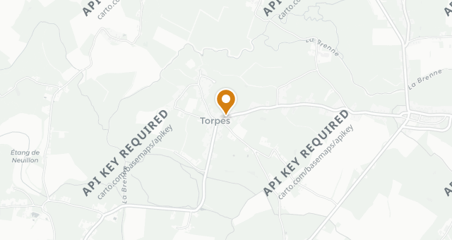 Map showing Le Mortier