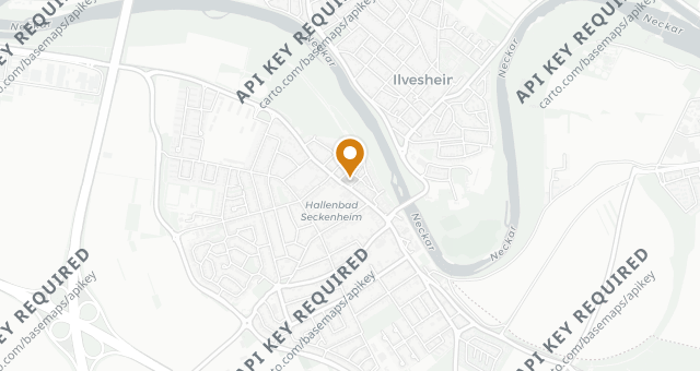 Map showing Badischer Hof