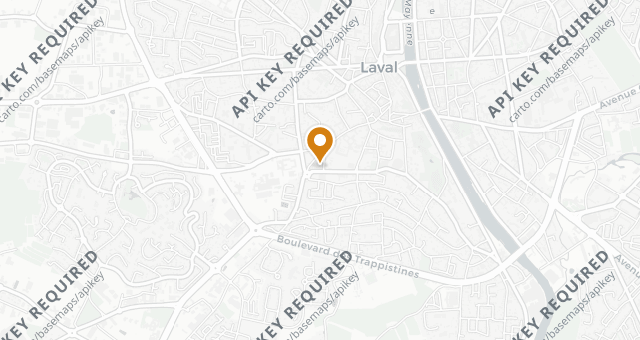 Map showing L'Antiquaire