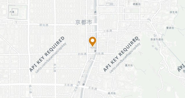 Map showing Kiyamachi Ran