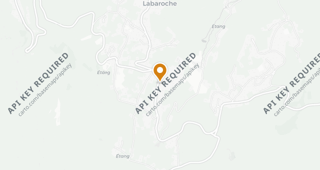 Map showing La Rochette