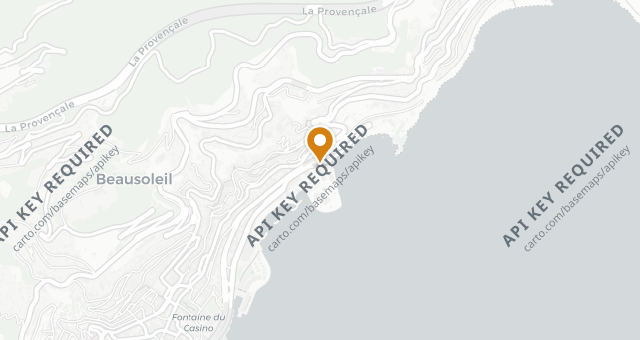 Map showing Blue Bay Marcel Ravin