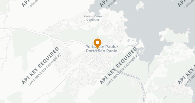 Map showing Dal Pescatore