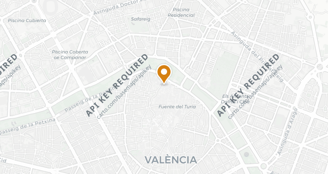 Map showing Gallina Negra