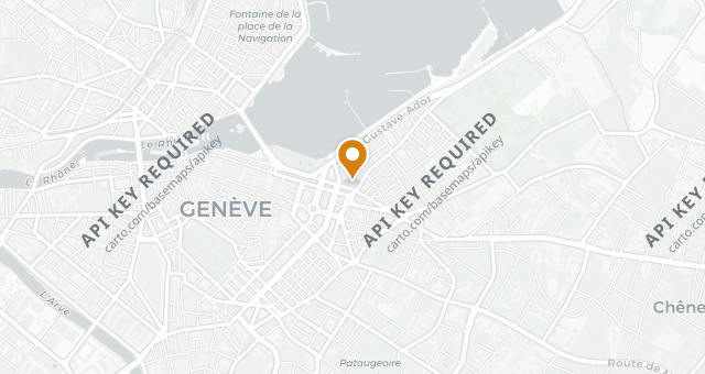Map showing Au Coin du Bar