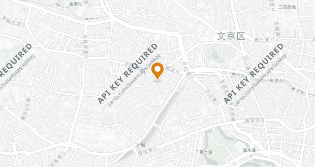 Map showing Kagurazaka Ishikawa