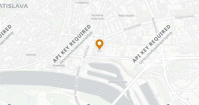Map showing Apolka reštaurácia