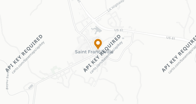 Map showing The Saint Restaurant
