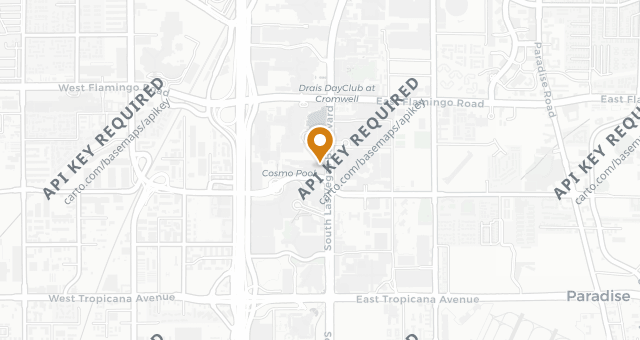 Map showing STK Las Vegas