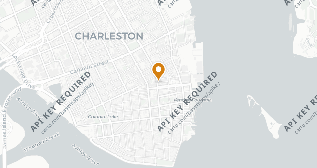 Map showing Peninsula Grill