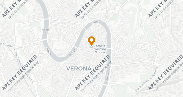 Map showing Casa Perbellini 12 Apostoli