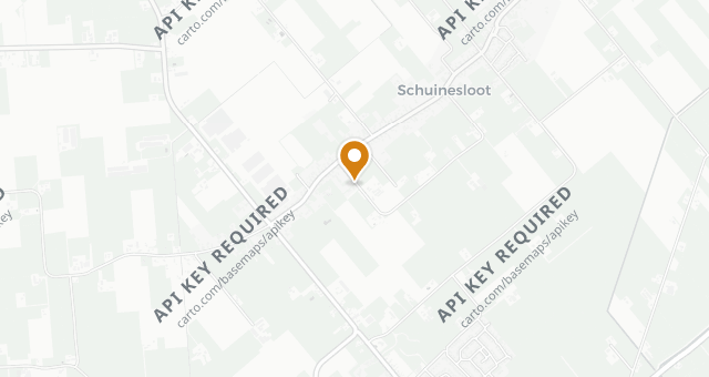 Map showing Zomerrestaurant De Tuinkamer