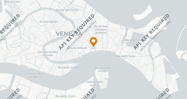 Map showing Terrazza Danieli