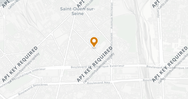 Map showing Bonne Aventure
