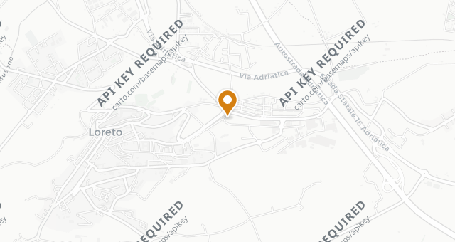 Map showing Andreina