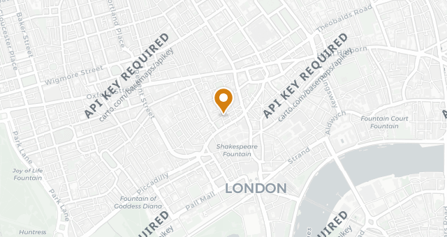 Map showing The French House