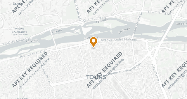 Map showing Chez Gaster