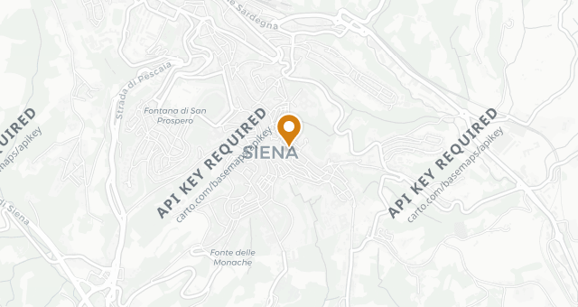 Map showing Osteria le Logge