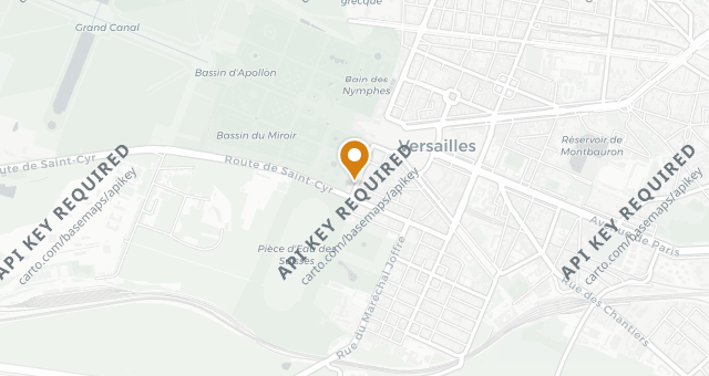 Map showing Ducasse au Château de Versailles - Le Grand Contrôle