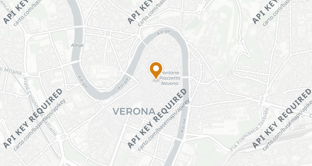 Map showing Osteria Mondo d'Oro