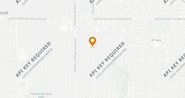 Map showing Osteria Mozza