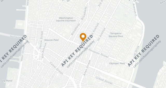 Map showing Bowery Meat Company