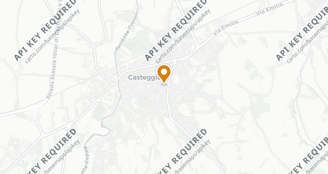 Map showing Hosteria La Cave Cantù