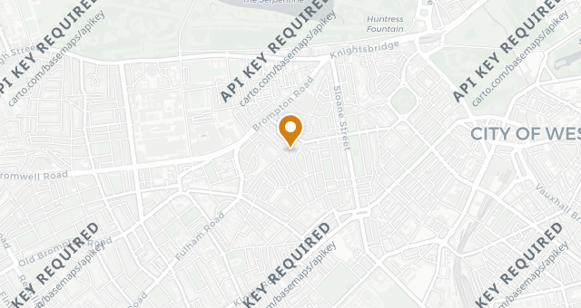 Map showing Dinings SW3