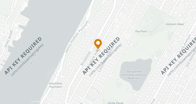 Map showing Lucciola Italian Restaurant