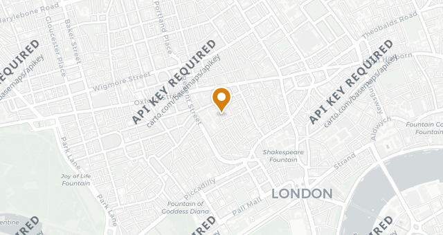 Map showing Masala Zone Soho