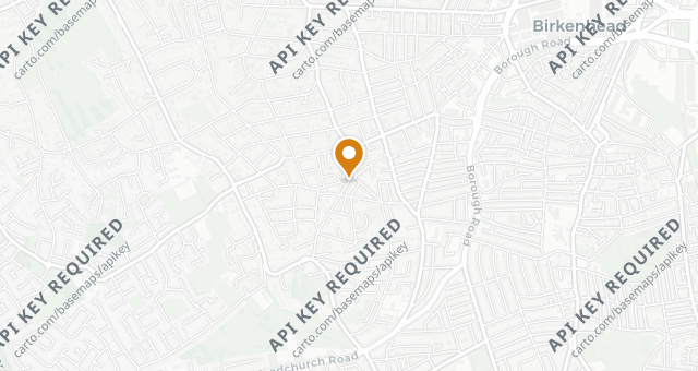 Map showing OXA