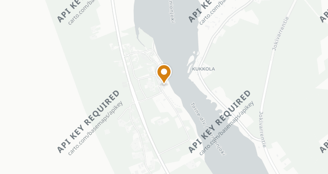 Map showing Kukkolaforsen