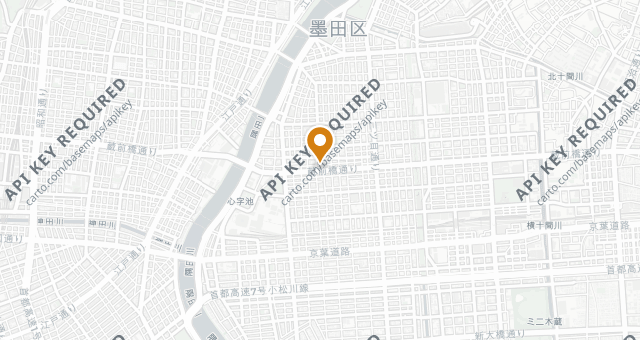 Map showing Paper Moon