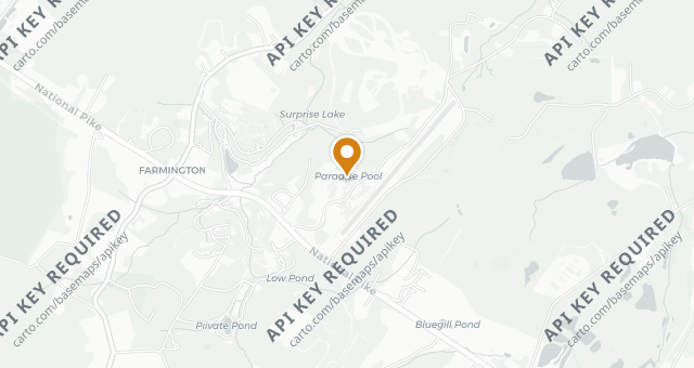 Map showing Aqueous at Nemacolin