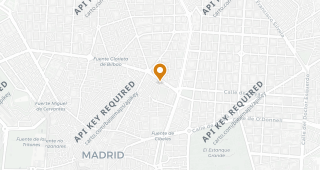 Map showing El Señor Martín