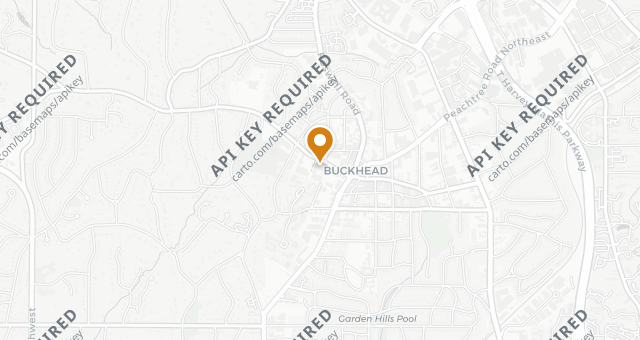 Map showing Atlas Buckhead