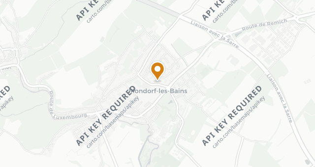 Map showing Les Roses