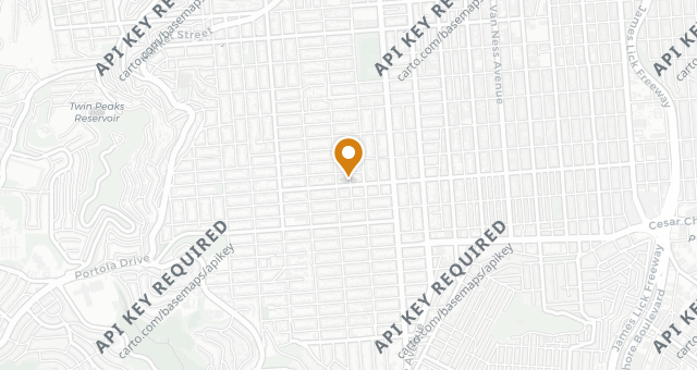 Map showing Saru Sushi Bar