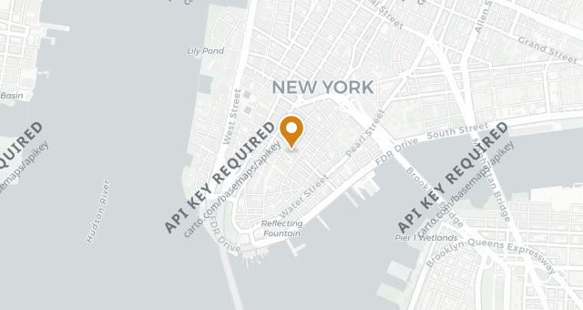 Map showing Manhatta