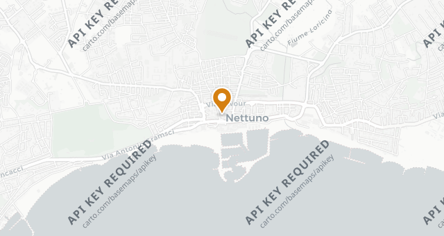 Map showing La Taverna di Bacco