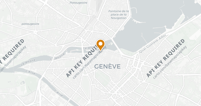 Map showing Chez Philippe