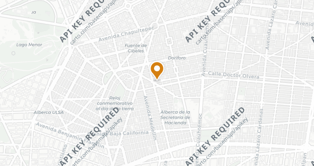 Map showing Expendio de Maíz
