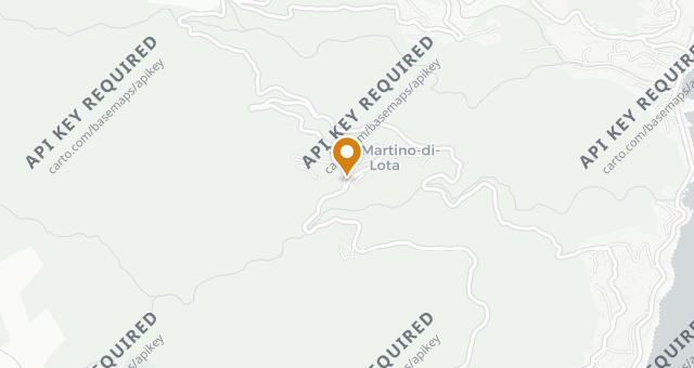 Map showing La Corniche