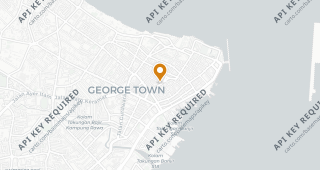 Map showing Pitt Street Koay Teow Soup